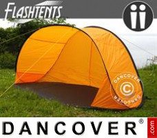 Camping telt, FlashTents®, 2 personer, Oransje/Mørk grå